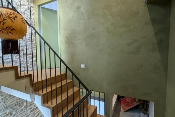 Be chroma chaux montee d escalier