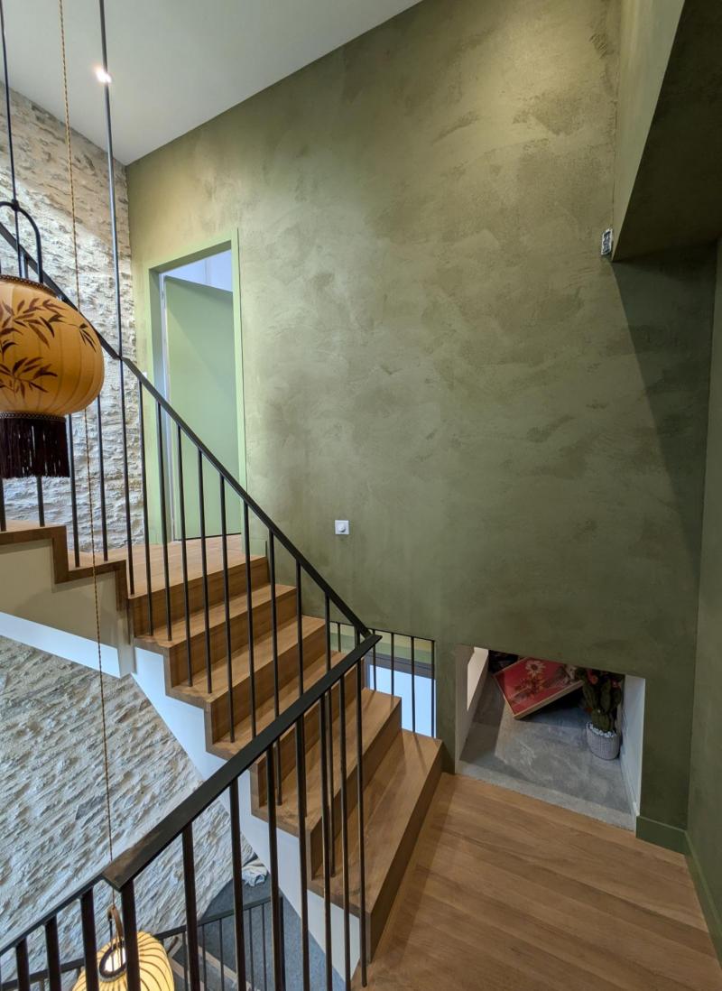 Be chroma chaux montee d escalier